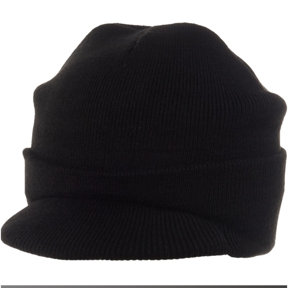 🛑CLEARANCE‼️ Jacob Ash Rib-Knit Brim Hat